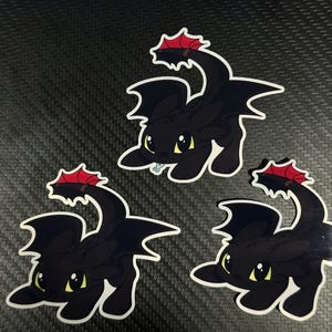 Pegatina de Chimuelo - Cómo entrenar a tu dragón - Pegatinas de anime kawaii - Pegatinas para portátil