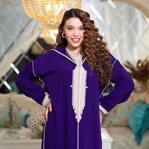 Moroccan Kaftan for Women – Luxury African Kaftan, Arabic Abaya, Dubai Dress, Handmade Djellaba, Jebba, Gandoura for Weddings
