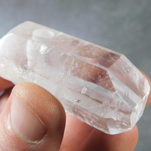 Crystal Pipe, Clear Crystal Pipe, Stone Pipe, Gemstone Pipe