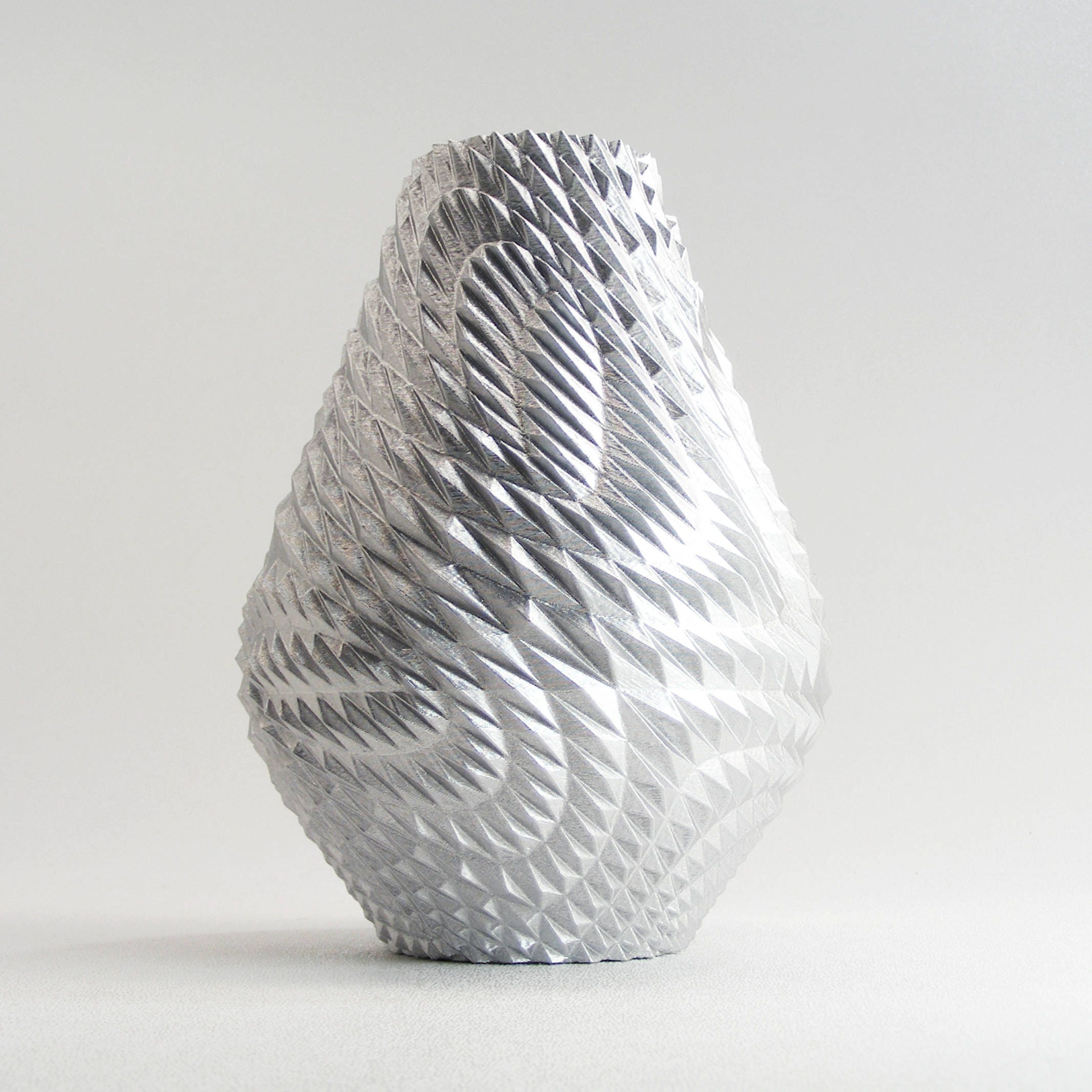 Modern Zen Vase White Plastic Floor Vase Modern Home Textured Etsy