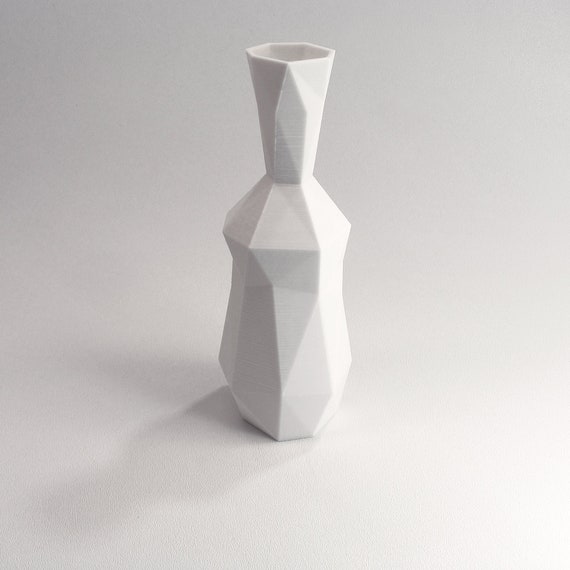 Minimal Design Simple Vase Minimal Room Decor Tall Plastic Etsy