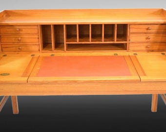 Mid-century Scandinavian Pine Desk by Andreas Hansen - Etsy