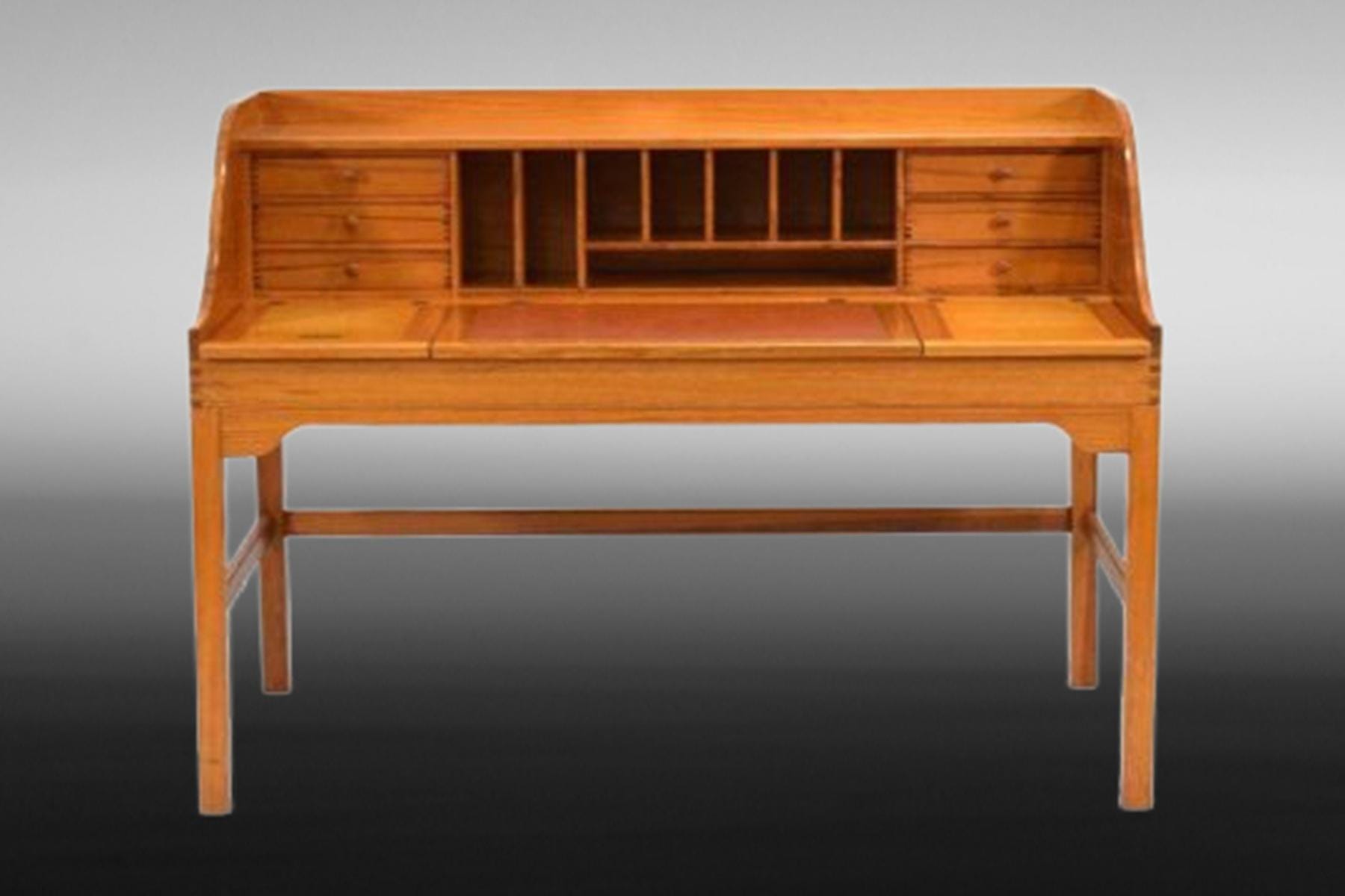 Mid-century Scandinavian Pine Desk by Andreas Hansen - Etsy