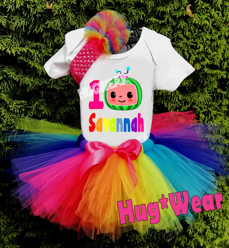rainbow tutu outfit