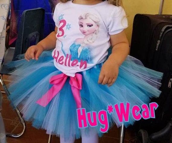 frozen tutu birthday outfit