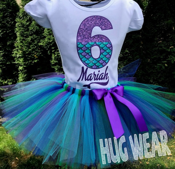 mermaid birthday girl outfit
