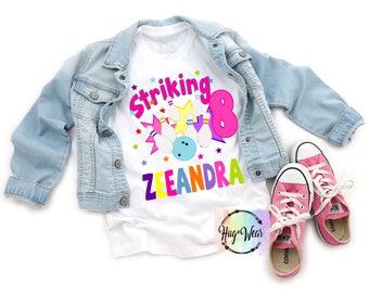 Personalized Bowling Birthday Shirt: Team Party T-Shirt