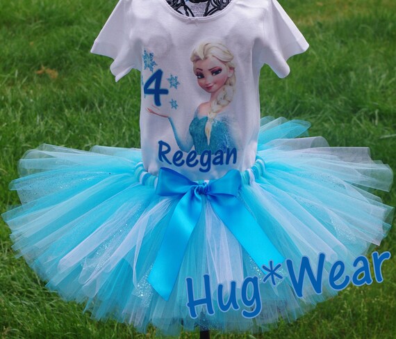 frozen tutu birthday outfit