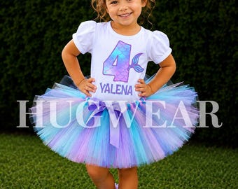 Mermaid Birthday Tutu Outfit: Pastel Under The Sea Party