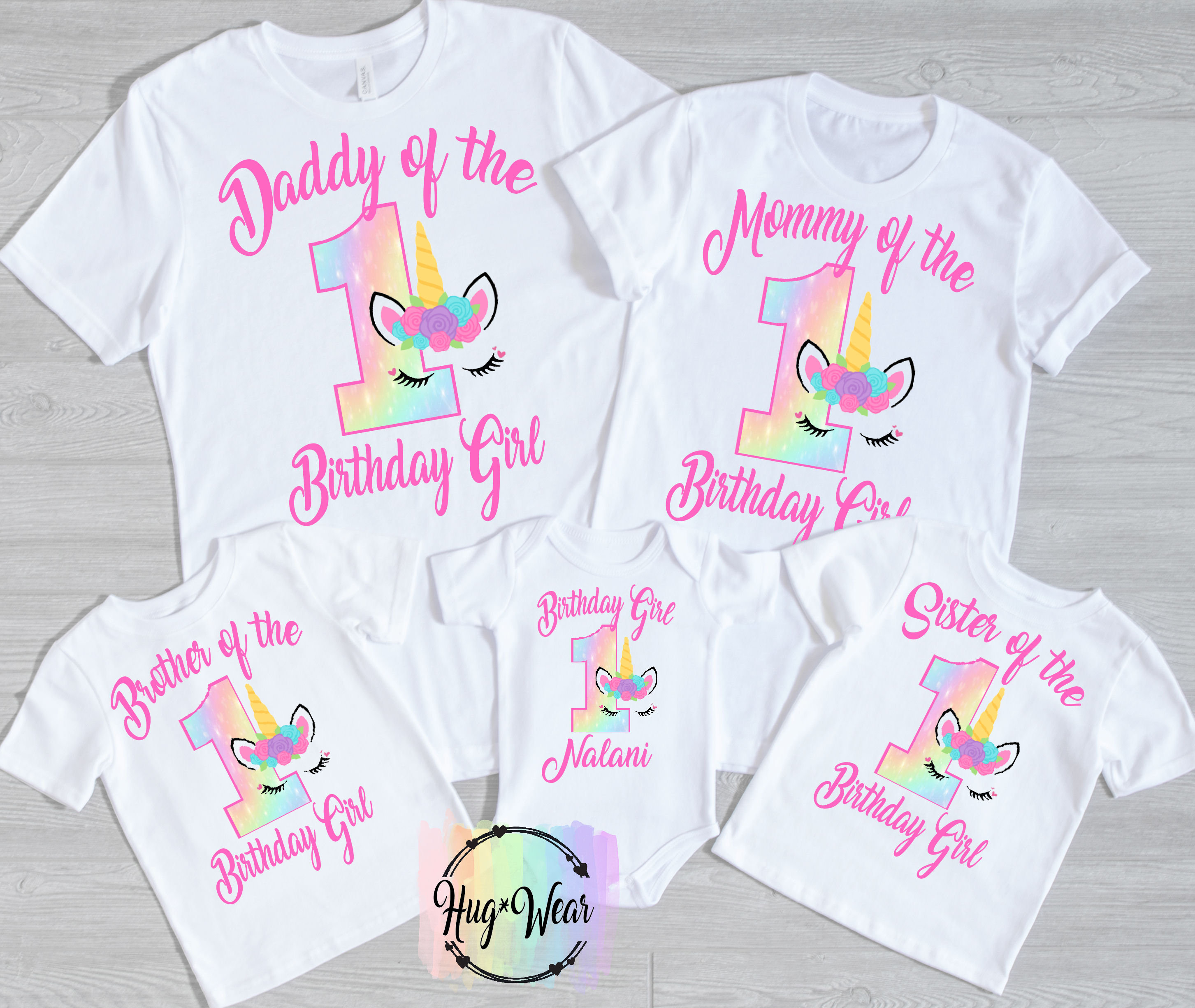 Step Mom Of The Unicorn Girl Birthday Tshirt, Cute Unicorn Step Mom Of The Unicorn Girl Birthday Tshirt, Cute Unicorn