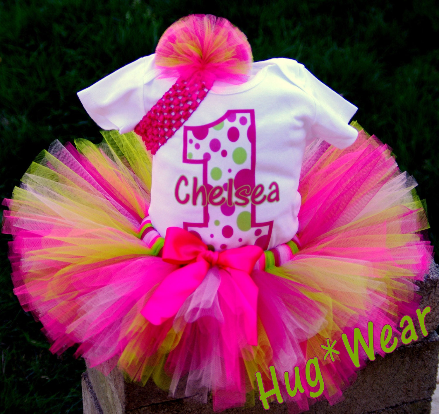 personalised birthday tutu