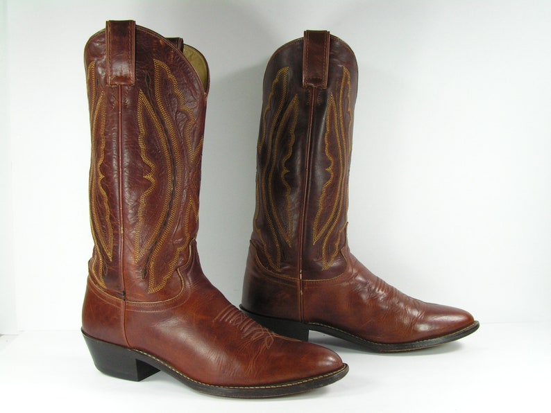 wide leather boots mens