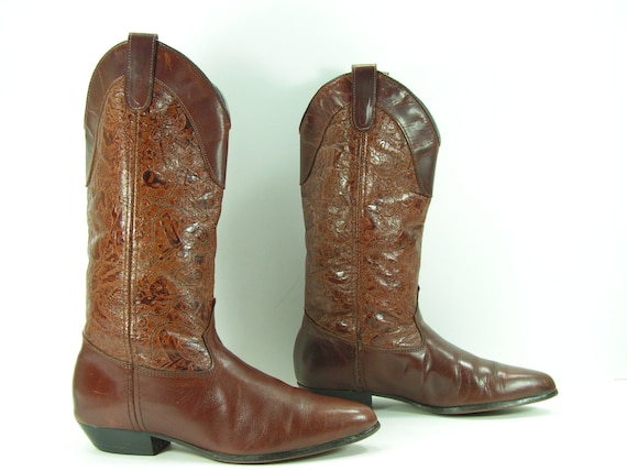 Vintage Cowboy Boots Women's 7 M B 
