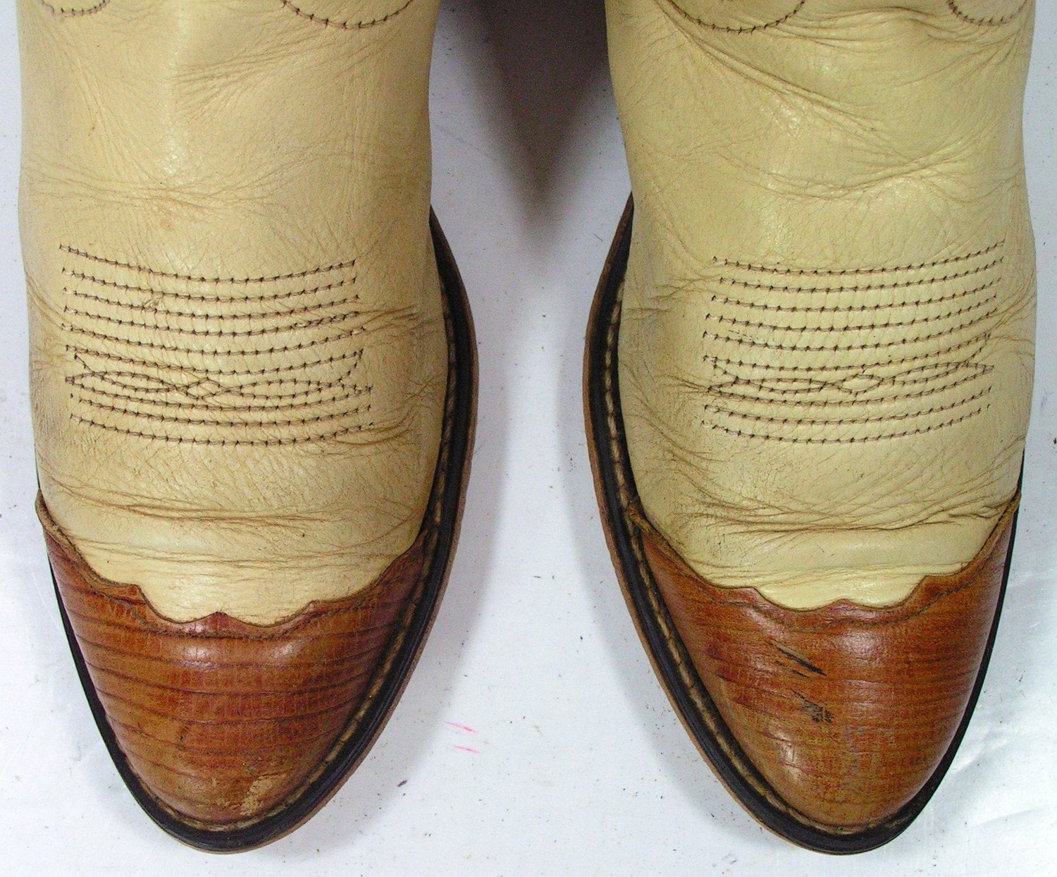 Acme Vintage botas vaqueras para mujer C C C 6 o 6,5 m b hueso marrón vaquera cuero occidental imitación lagarto d91418 Acme Vintage botas vaqueras para mujer C C C 6 o 6,5 m b hueso marrón vaquera cuero occidental imitación lagarto d91418