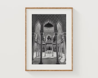 Alhambra Palace Photo Print, Spain Travel Wall Art (Digital Download)