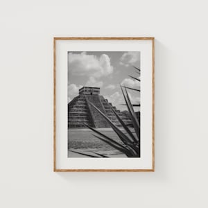 Chichen Itza, Mexiko, Maya-Ruinen Fotografie Kunstdruck (Digitaler Download)
