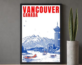 Vancouver Dictionary Print, Editorial Travel Art, Canada Poster (Digital Download)