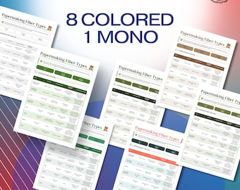 Handpapiervezelgids – 16 soorten, voorbereiding en oorsprong | Afdrukbare pdf