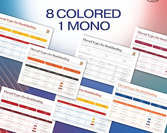 Draadgids voor boekbinden | Types, gewicht en wascoating Afdrukbare pdf