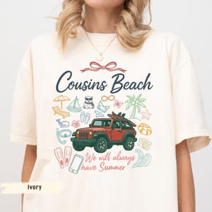 Cousins Beach Shirt, The Summer I Turned Pretty Shirt, Team Conrad shirt, Team Jeremiah Tee, Funny Beach Gift, Summer Shirt, TSITP merch