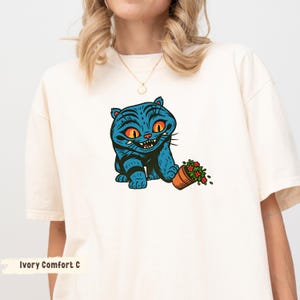 Kpop Hunter Tiger Comfort Colors Shirt, Kpop Demon Shirt, Hunter Merch, Saja Girls Tee For Fan, Anime Lover Gifts, Huntrix Jinu T Shirt