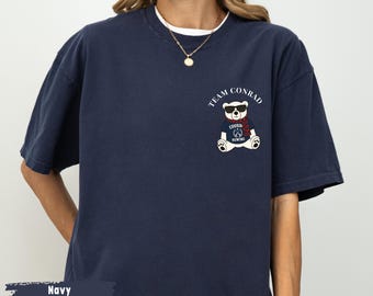 Team Conrad Junior Mint Bear Comfort Colors Shirt: conrad fisher Fan Tee