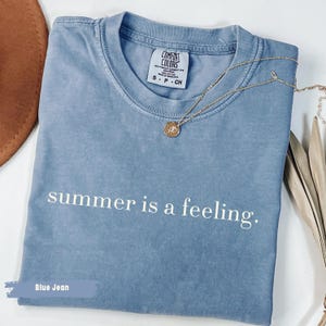 Summer is a feeling shirt, Cousins Beach, The Summer I Turned Pretty Shirt, Team Conrad, Team Jeremiah, Team Belly, Summer Vibes, TSITP tee