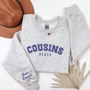 Cousins Beach Embroidered Sweatshirt, TSITP merch, The Summer I Turned Pretty sweatshirt, Cousins Beach shirt, Team Conrad, TSITP sweatshirt