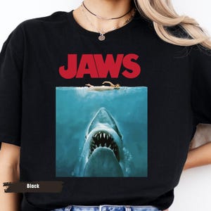 Jaws 50th Anniversary Graphic Shirt: Retro Movie Tee