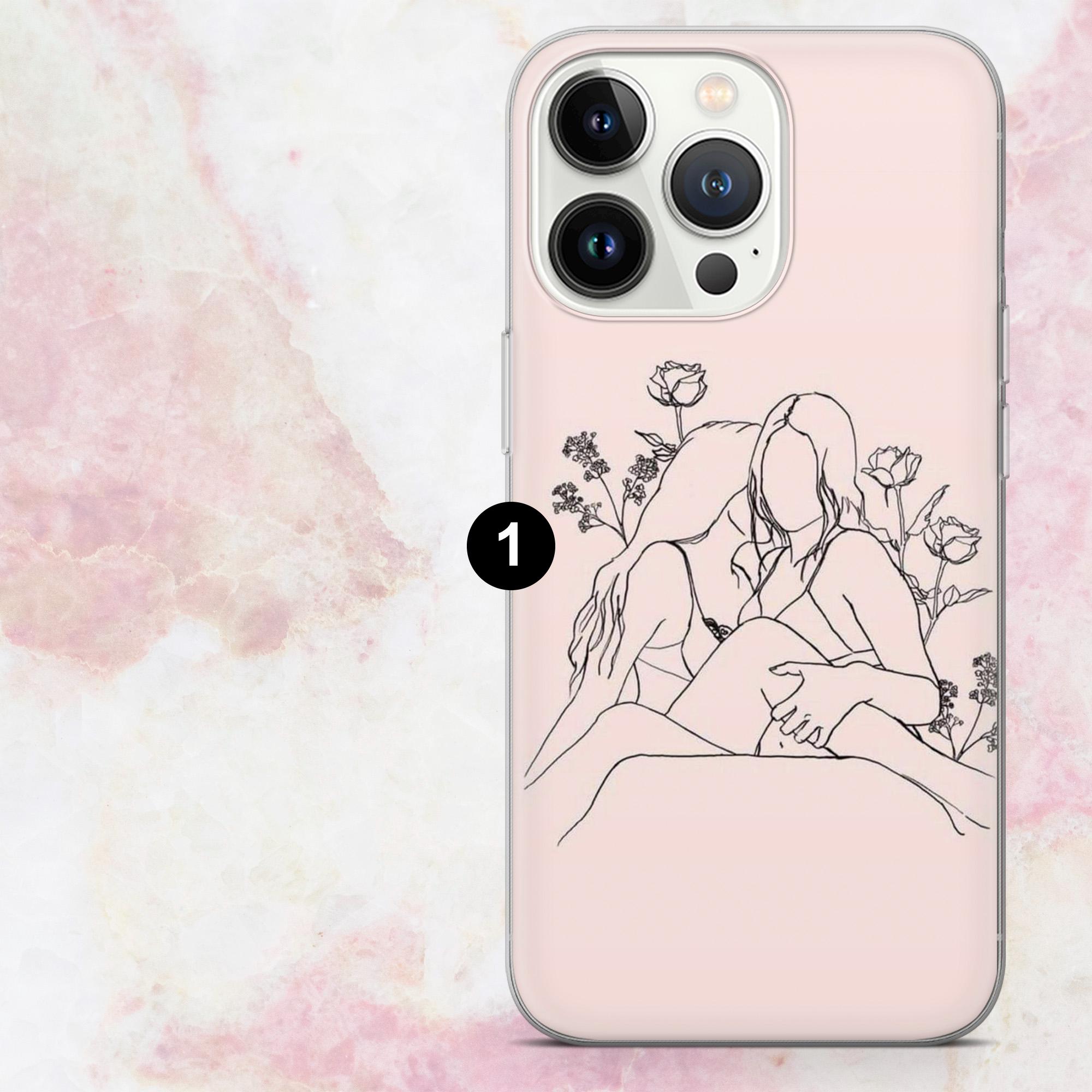 Cool Phone Cases Plant-based Cell Phone Case One Line Cool Phone Cases Plant-based Cell Phone Case One Line