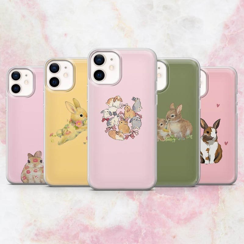 Rabbit Phone Case - Etsy