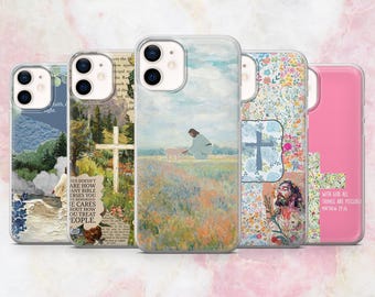 Jesus Phone Case Christ God Christian Cover for iPhone 17, 16, 15, 14, 13, 12 Samsung S25, S24, A56, A16 Pixel 9A, Pro XL, 8A, 8Pro