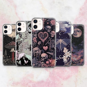 Witchcraft Phone Case Witchy Spells Goth Cover for iPhone 16, 15, 14, 13, 12, 11 Samsung S25, S24, A56, A16, Pixel 9A, Pro XL, 8A, 8Pro, 7A