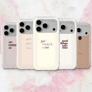 Coque de téléphone Quotes Relatable Quote Housse minimaliste pour iPhone 17, 16, 15, 14, 13, 12 Samsung S26, S25, A17, A56, Pixel 10Pro XL, 9A, 8