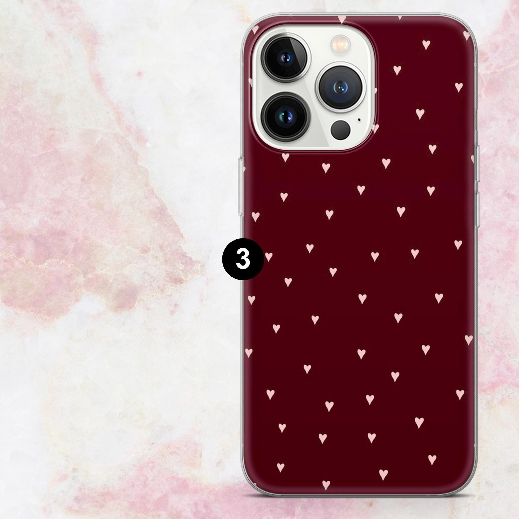 バーガンディ スマホケース マルーン ダークレッド カバー iPhone 16