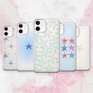Starfish Phone Case Beach Ocean Sea Life Cover for iPhone 16, 15, 14, 13, 12, 11 Samsung S25, S24, S23 A56 Pixel 9Pro XL, 8A 8Pro