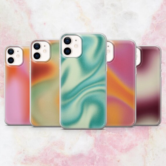 Gradient Phone Case Aura Ombre Colours Cover for iPhone 16, 15, 14, 13, 12 Samsung S25, S24, A56, A16 Pixel 9A, Pro XL, 8A, 8Pro