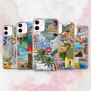 Portugal Phone Case Lisbon Summer Coastal Cover for iPhone 16, 15, 14, 13, 12, 11 Samsung S25, S24, A56, A16 Pixel 9A, Pro XL, 8A 8Pro