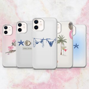Beach Phone Case Summer Coastal Ocean Cover for iPhone 16, 15, 14, 13, 12, 11 Samsung S25, S24, A56, A16, Pixel 9A, Pro XL, 8A, 8Pro, 7A