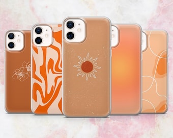 Orange Orange Vibe Cover für iPhone 16, 15, 14, 13, 12, 11 Samsung S25, S24, A56, A16 Pixel 9A, Pro XL, 8A, 8Pro 7A