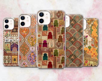 India Phone Case Folk Art Hindu Cover for iPhone 16, 15, 14, 13, 12 Samsung S25, S24, A56, A16 Pixel 9A, Pro XL, 8A, 8Pro