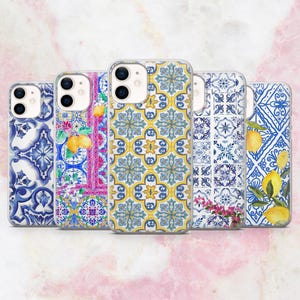 Mosaic Phone Case Portugal Tiles Cover for iPhone 16, 15, 14, 13, 12 Samsung S25, S24, A56, A16 Pixel 9A, Pro XL, 8A, 8Pro