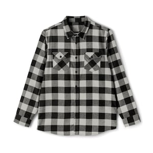 Cozy unisex flannel shirt, perfect for casual outings, camping trips, fall fashion, outdoor adventures, or cozy nights in