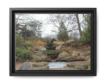 Framed Landscape Art Print, Tranquil Nature Decor, Home Wall Art, Gift for Nature Lovers, Perfect for Living Room or Office