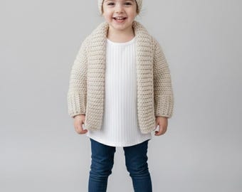 Crochet Cardigan Pattern, toddler Sweater Pattern, Baby Pullover Top, Kids Birthday Gift, Cardigan Girl Boy, Halloween Gifts