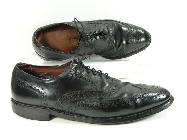 allen edmonds black wingtip