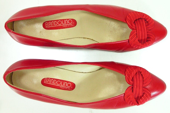 vintage bandolino bow pumps shoes womens 6.5 m b … - image 3