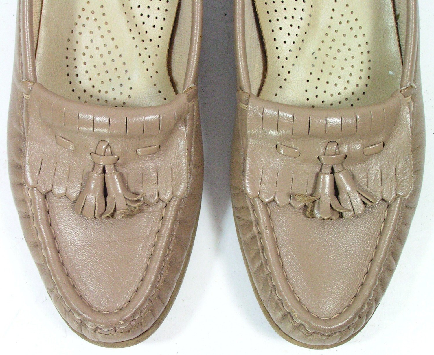 Sas shoes womens 6.5 N S tan tasseled loafers flats slippers Etsy