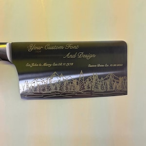 Custom Cleaver Knife