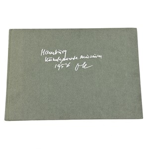 German Expressionist Sketch Art Book | Hamburger Skizzenbuch by Oskar Kokoschka 1958